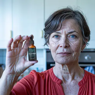 Audifort customer testimonial featuring a smiling woman
